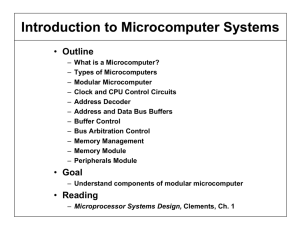Introduction to Microcomputer Systems