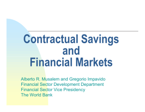 Contractual Savings and Stock market Development