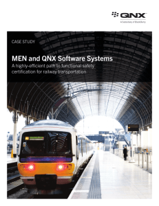 Case Study - QNX Software Systems