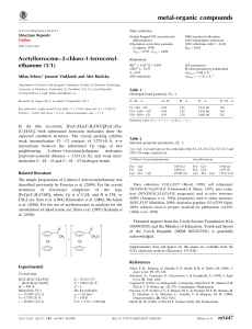 Acetylferrocene-2-chloro-1