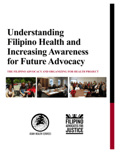 Understanding Filipino Health and Increasing Awareness for Future