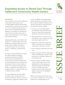 Expanding Access to Dental Care Through California's Community