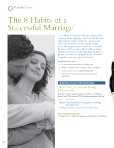 The 8 Habits of a Successful Marriage™