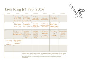 Lion King Jr! Feb. 2016