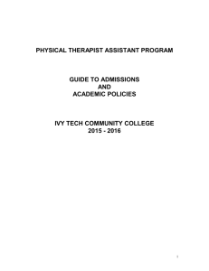 physical therapist assistant program