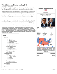 United States presidential election, 2008