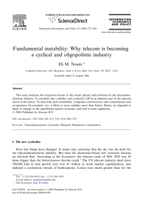 Fundamental instability: Why telecom is becoming a