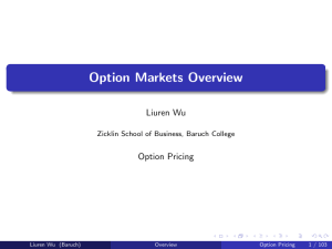 Option Markets Overview