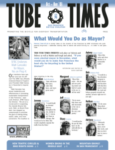 What Would You Do as Mayor? - San Francisco Bicycle Coalition