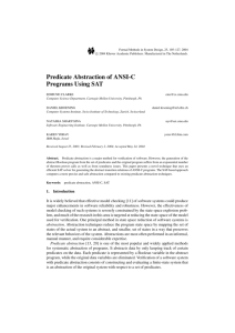 Predicate Abstraction of ANSI