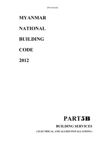 Myanmar National Building Code Part 5B