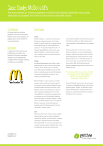 Case Study: McDonald's
