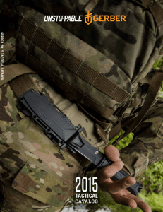 2015 Gerber Tactical Catalog