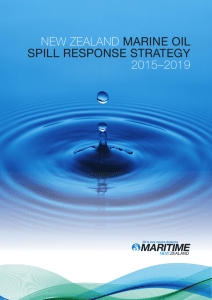New Zealand oil spill response strategy: 2015-2019