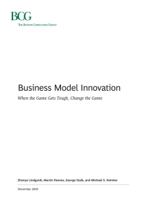 Business Model Innovation