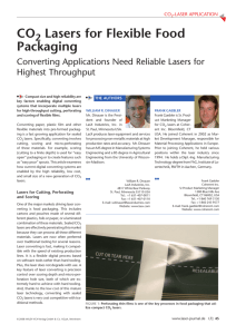 CO Lasers for Flexible Food Packaging