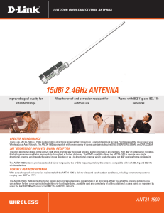 15dBi 2.4GHz antenna