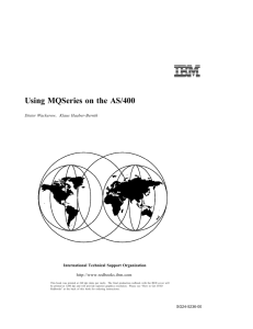 Using MQSeries on the AS/400