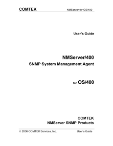 NMServer AS/400 User's Guide - v3