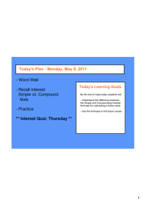 Word Wall Recall Interest: Simple vs. Compound Note Practice