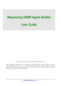 iReasoning SNMP Agent Builder User Guide