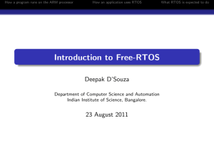 Introduction to Free-RTOS