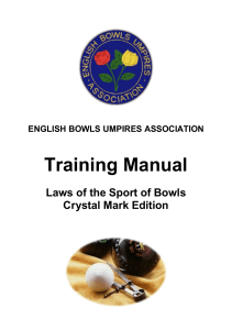 01 - Front Page Contents - English Bowls Umpires Association