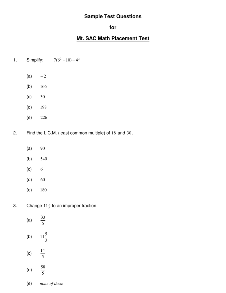How To Study For A Placement Test In Math Study Poster