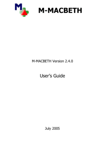 User's Guide