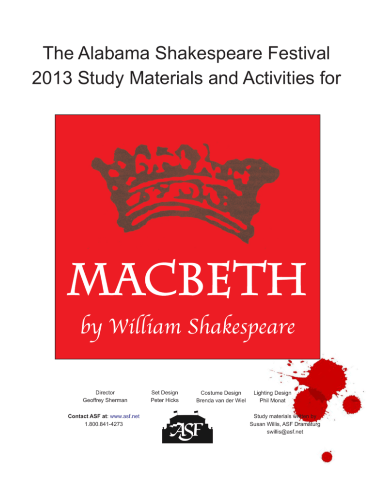 Macbeth Alabama Shakespeare Festival