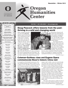 Newsletter - Oregon Humanities Center