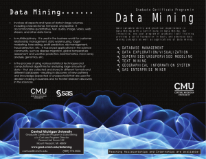 Data Mining - Central Michigan University