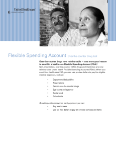 Flexible Spending Account Over-the