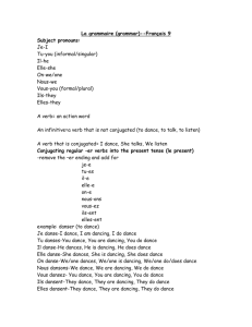 Easy to understand Fr 9 Grammar booklet