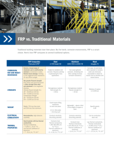 FRP vs. traditional materials