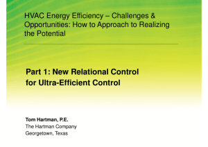 Part 1: New Relational Control for Ultra-Efficient