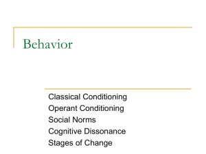 How do we change our behavior?