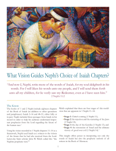 What Vision Guides Nephi's Choice of Isaiah Chapters?
