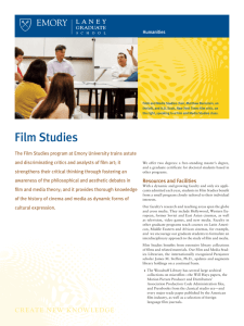 Film Studies - Laney Graduate School