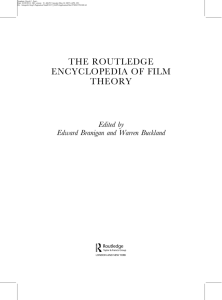 THE ROUTLEDGE ENCYCLOPEDIA OF FILM THEORY