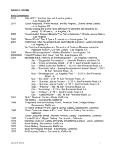 cathy art resume - another year in LA