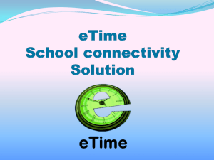 eTime Schools Solution PDF