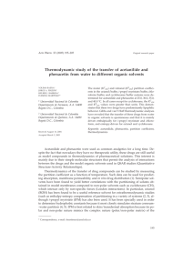 Thermodynamic study of the transfer of acetanilide and phenacetin