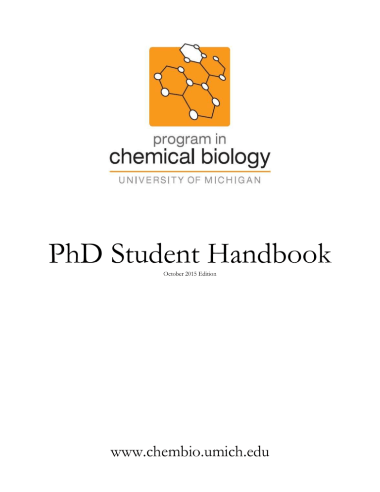 phd handbook umich