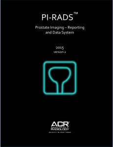 PI-RADS - American College of Radiology