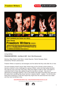 Freedom Writers - Film Education