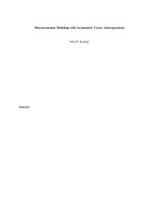 Macroeconomic Modeling with Asymmetric Vector Autoregressions