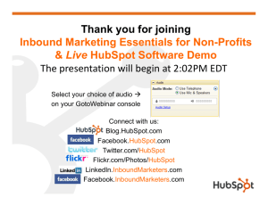 Thank you for joining ff Inbound Marketing Essentials for