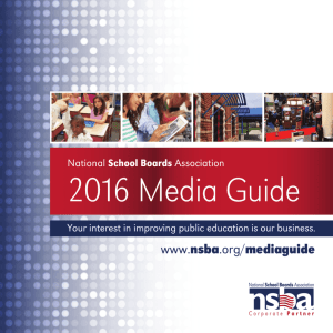 Media Guide - National School Boards Association