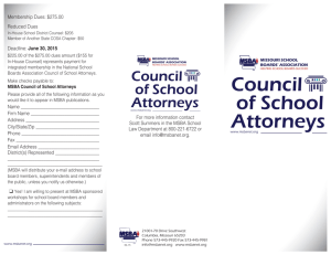 Council of School Attorneys - Missouri School Boards Association